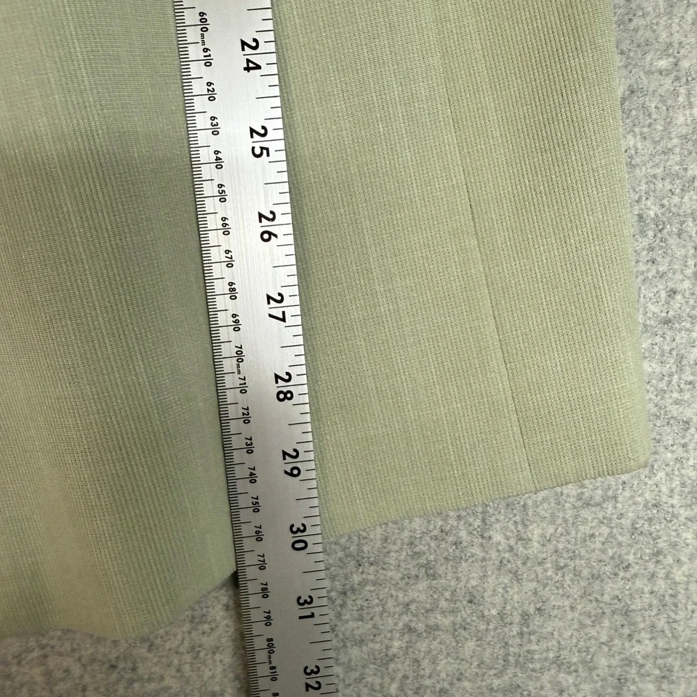 Jones New York Suit 2 Piece Set 16W Sage Green Shawl Lapel Blazer Straight Pants